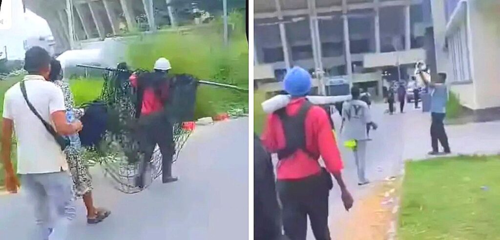 Insolite : les poteaux et les filets du stade des martyrs confisqués par le personnel en grève 2 img 20250316 1038232968924092502301991