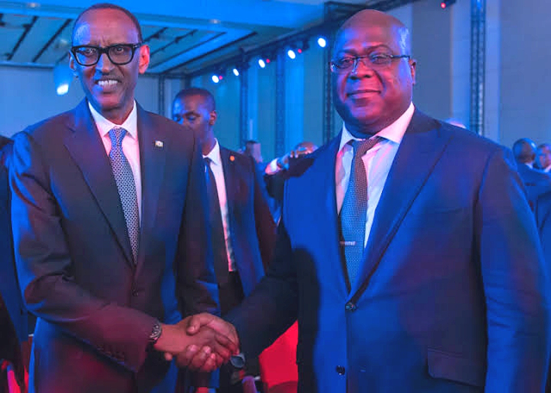 RDC-Rwanda : Félix Tshisekedi et Paul Kagame brièvement réunis à Libreville ce samedi 3 mai 1 Compress 20250503 204421 1522
