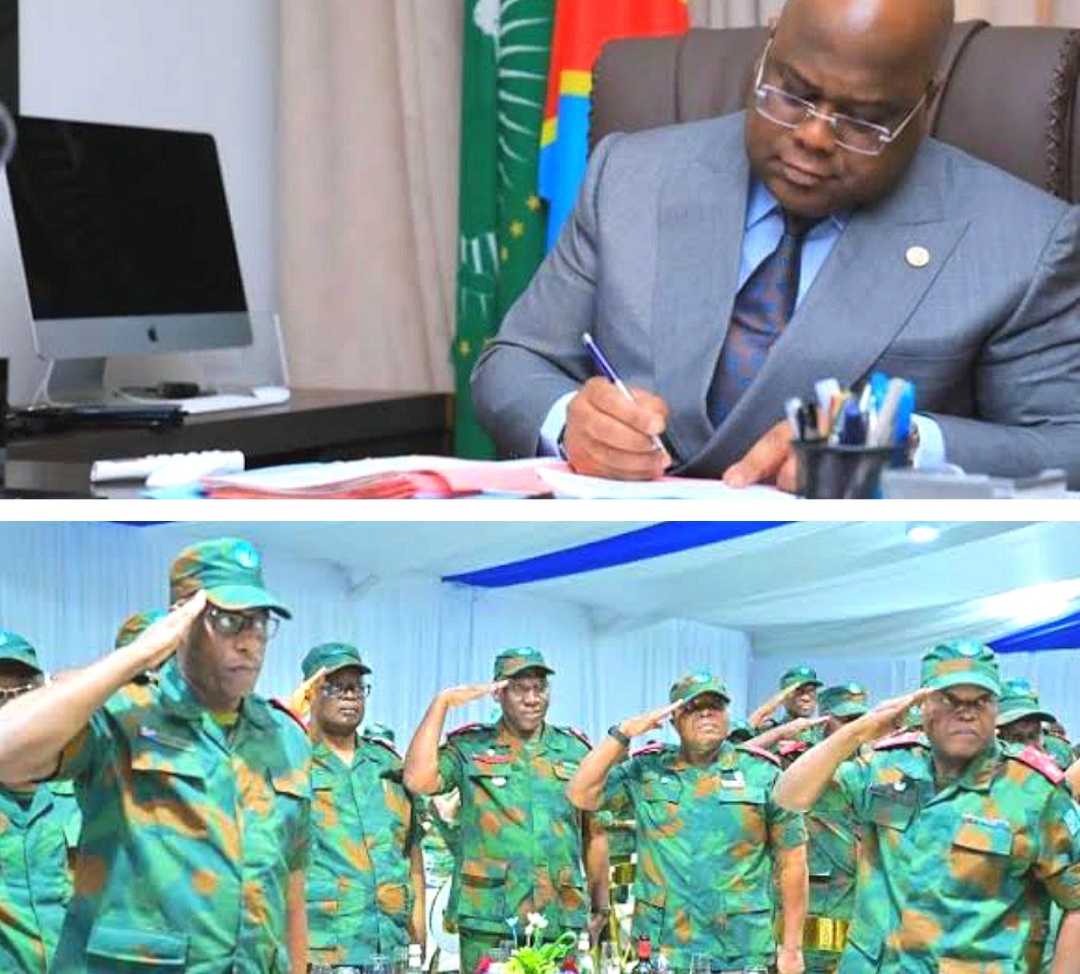 RDC : Félix Tshisekedi nomme plusieurs officiers supérieurs au sein des FARDC 1 Compress 20250515 065416 6849